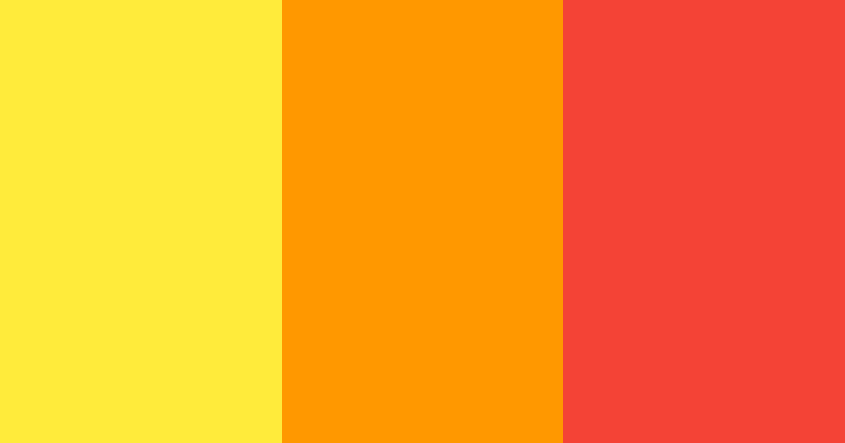 Download warm yellow orange red color palette PNG image (landscape)
