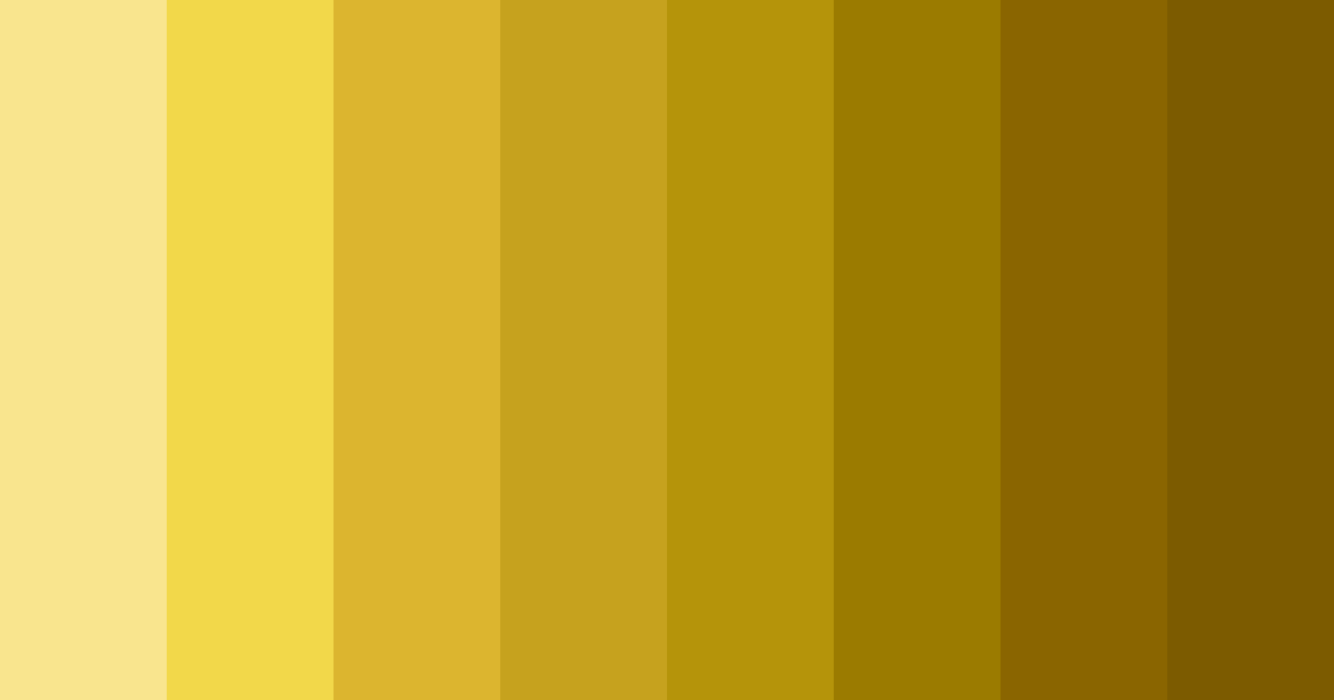 Download golden honey color palette PNG image (landscape)