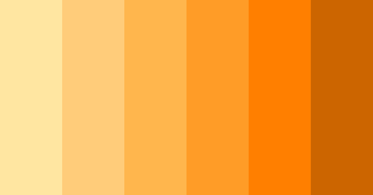 Download sunset orange color palette PNG image (landscape)