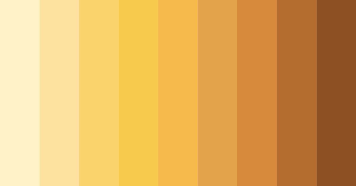 Download golden sunrise serenade color palette PNG image (landscape)