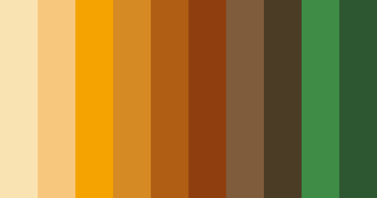 Download warm autumn color palette PNG image (landscape)