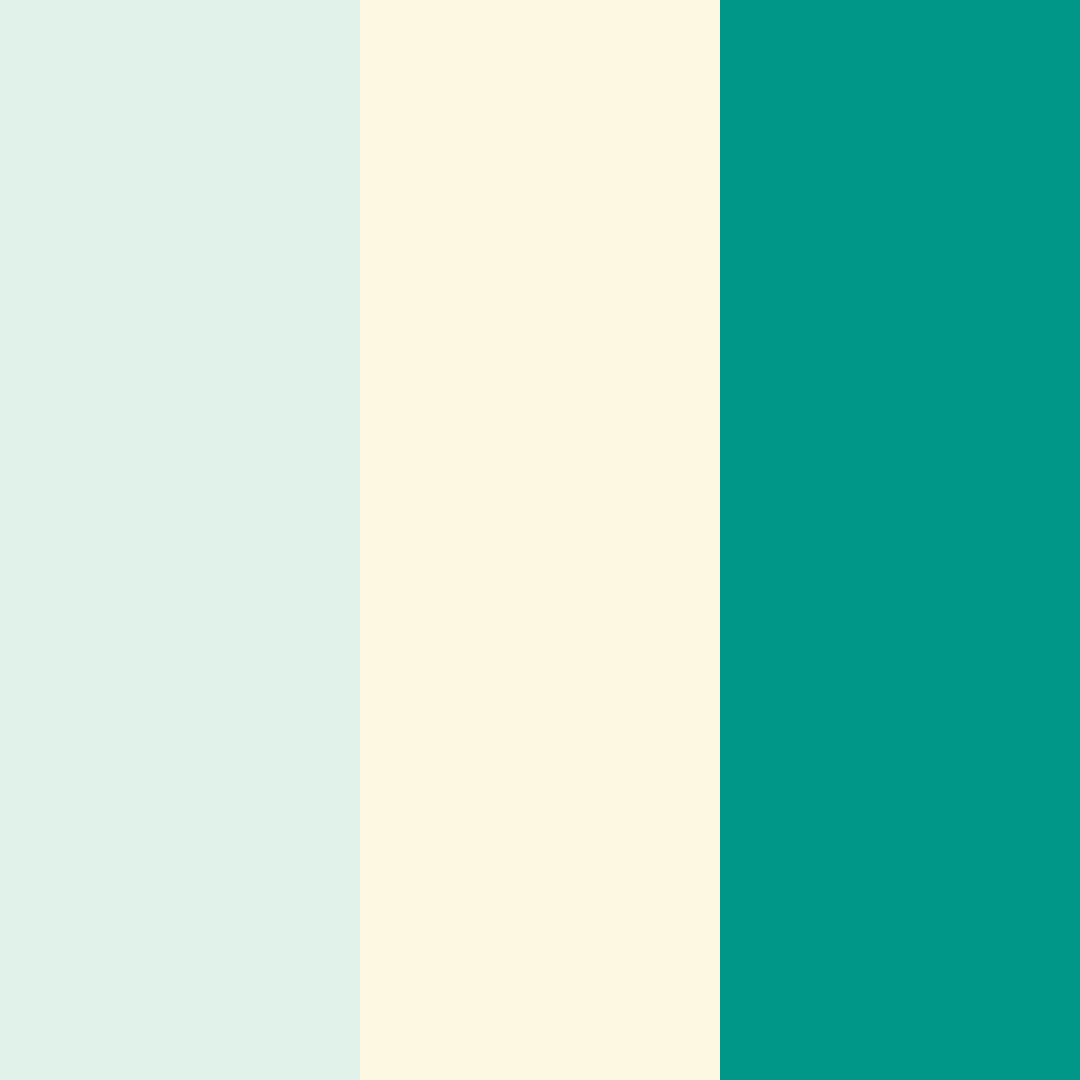 Download deep green and cream color palette PNG image (square)