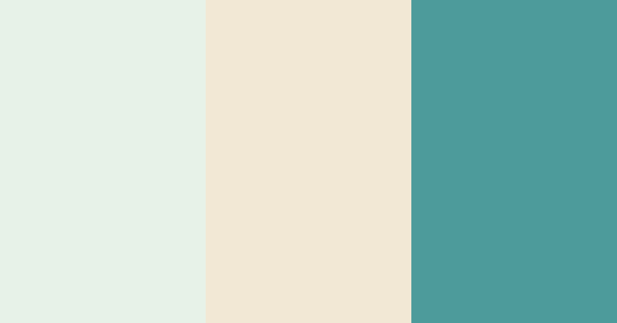 Download turquoise green color palette PNG image (landscape)