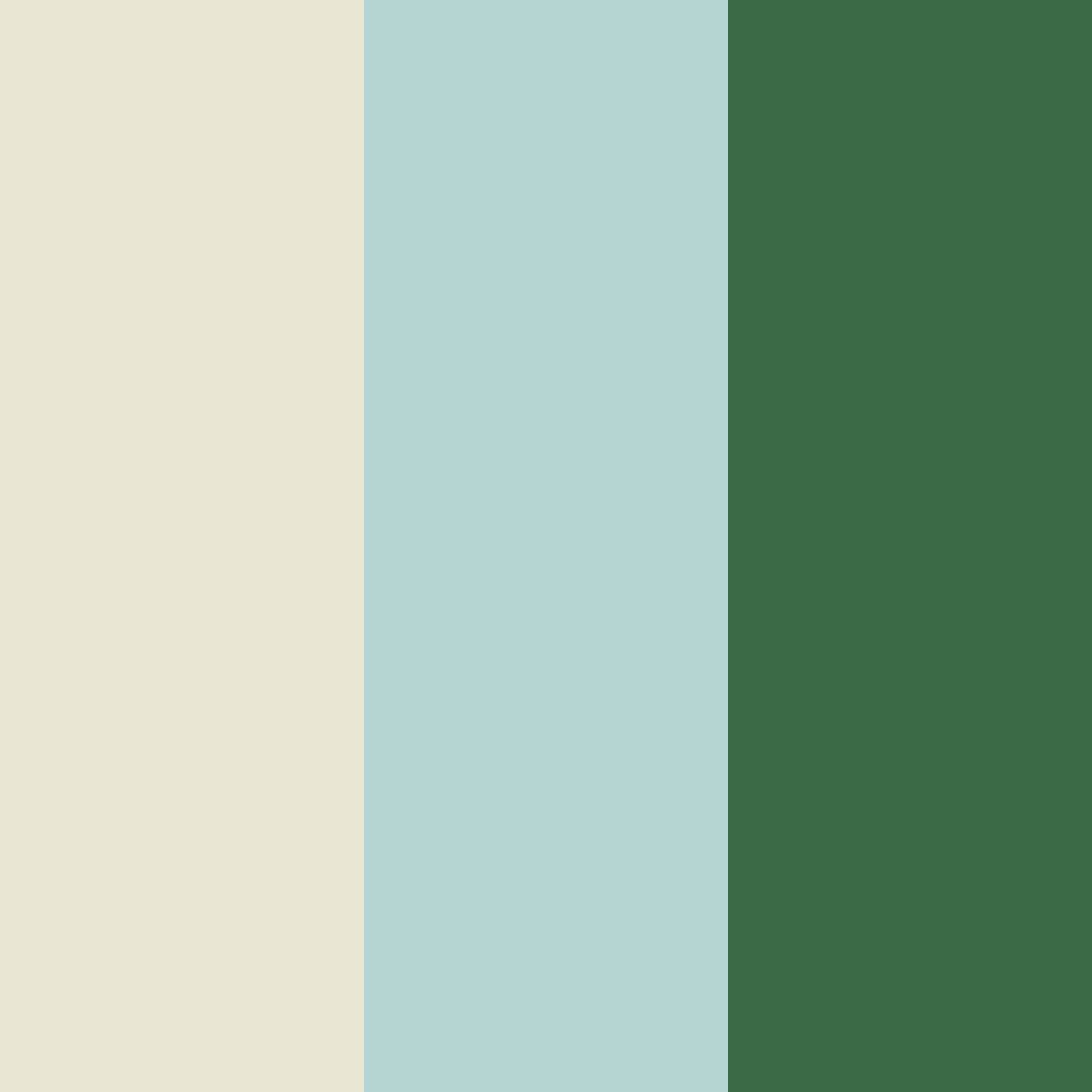 Download deep green serenity color palette PNG image (square)