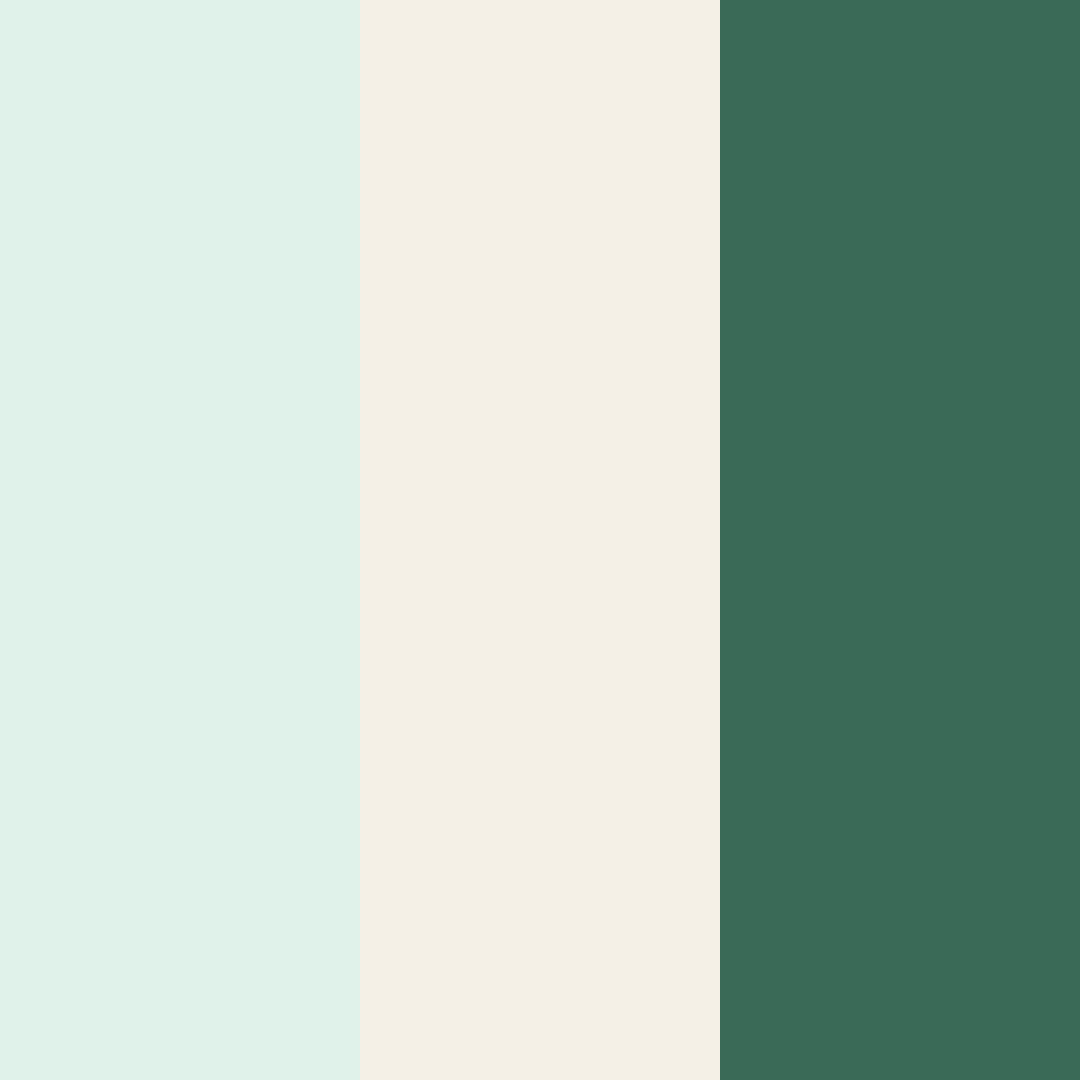 Download deep green serenity color palette PNG image (square)