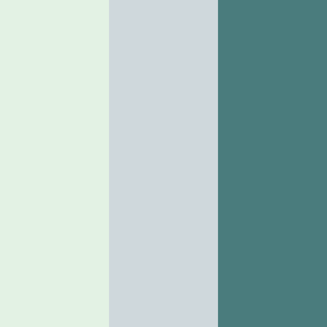 Download deep green serenity color palette PNG image (square)