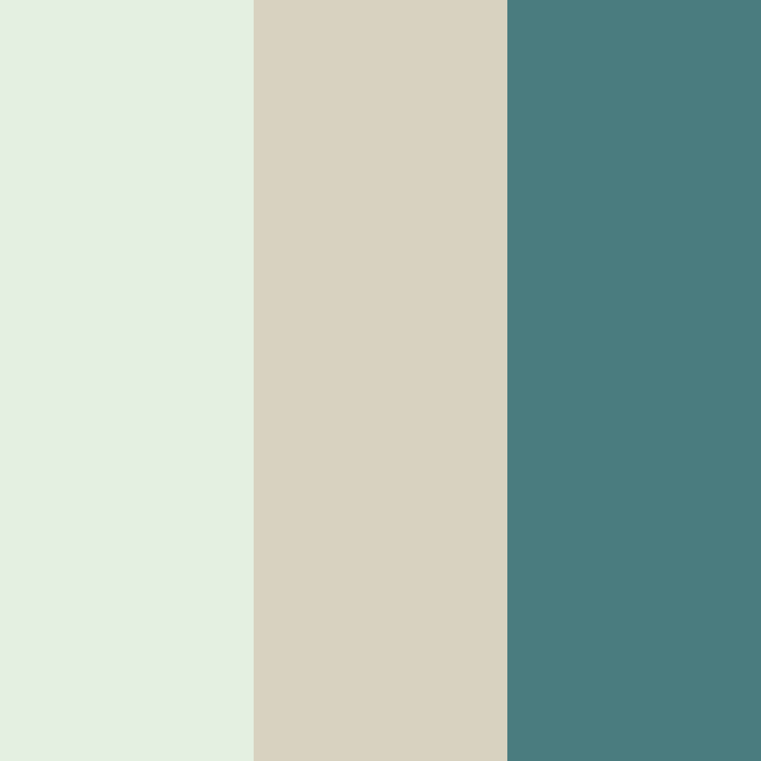 Download soft teal color palette PNG image (square)
