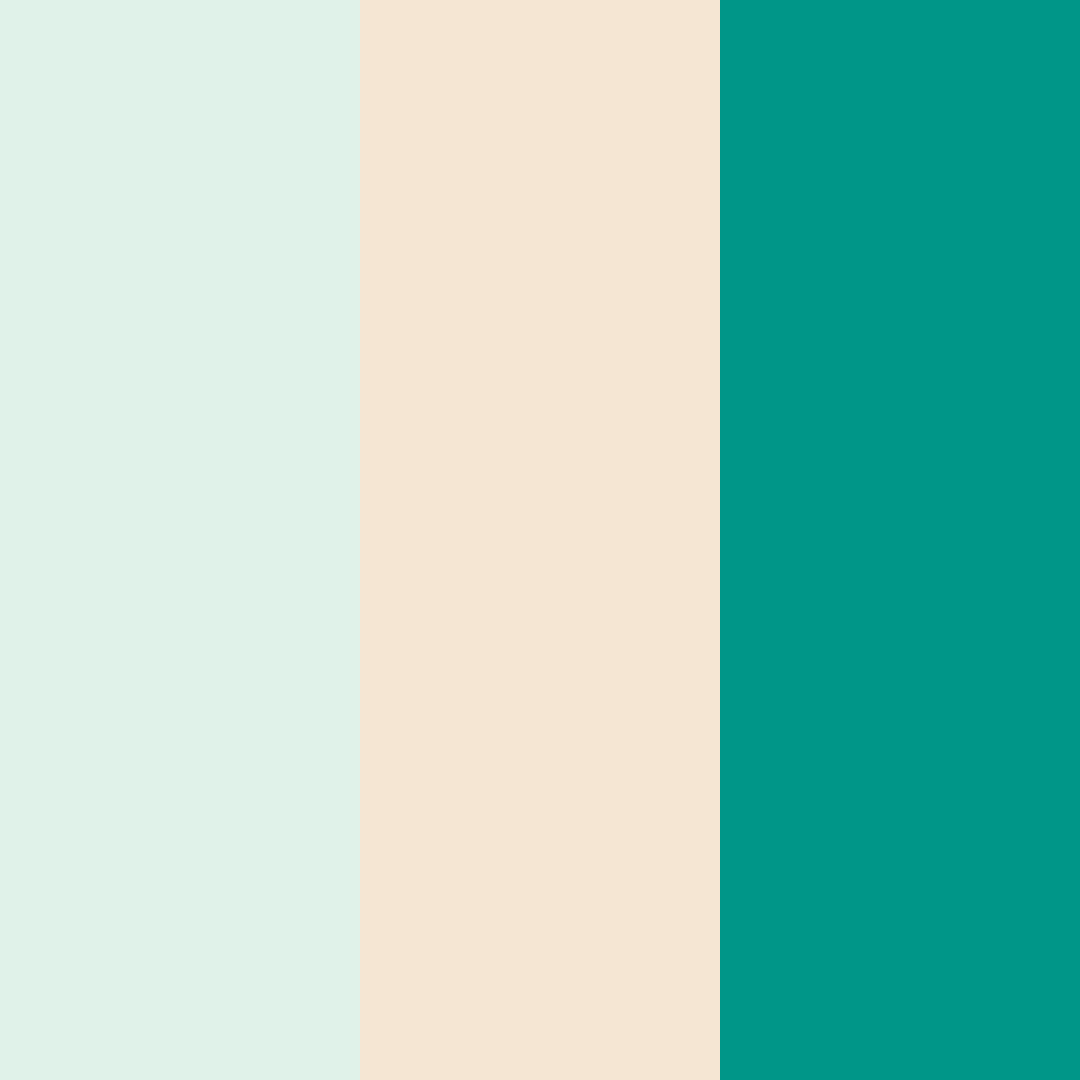 Download deep green serenity color palette PNG image (square)