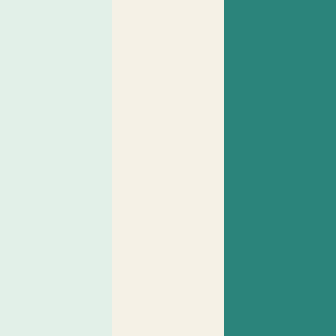 Download turquoise green harmony color palette PNG image (square)