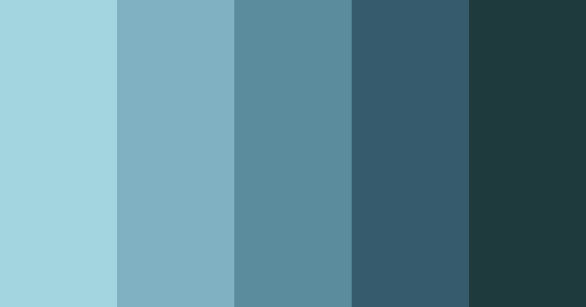 Download oceanic shadows color palette PNG image (landscape)
