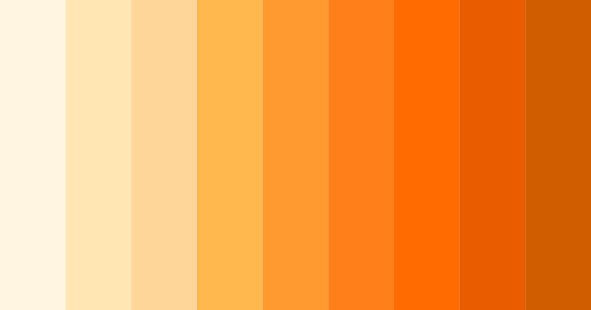 Download peachy sunrise color palette PNG image (landscape)