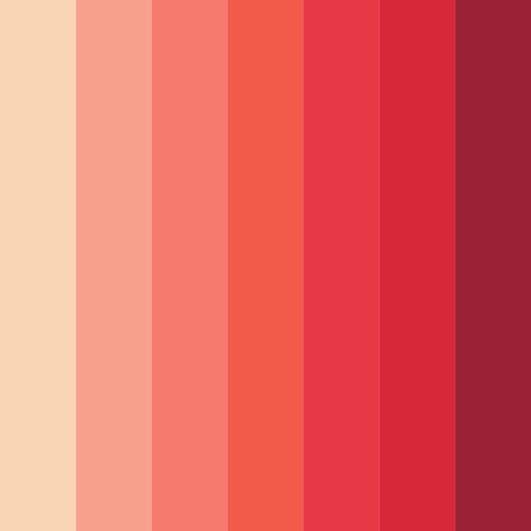 Download crimson dawn color palette PNG image (square)