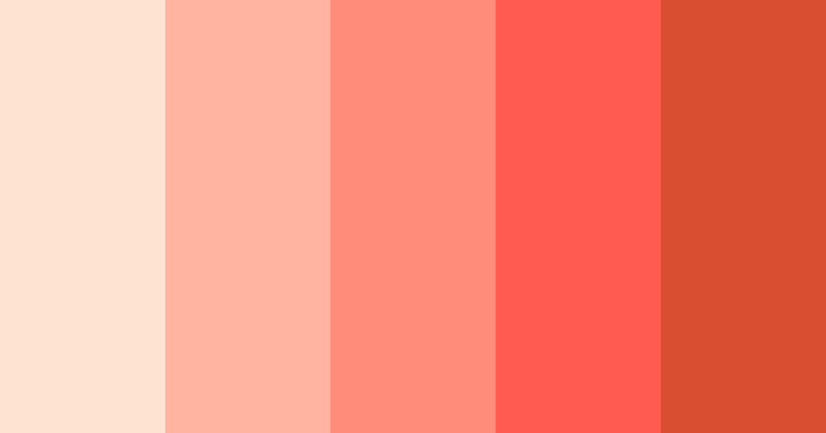 Download sunset blossom color palette PNG image (landscape)