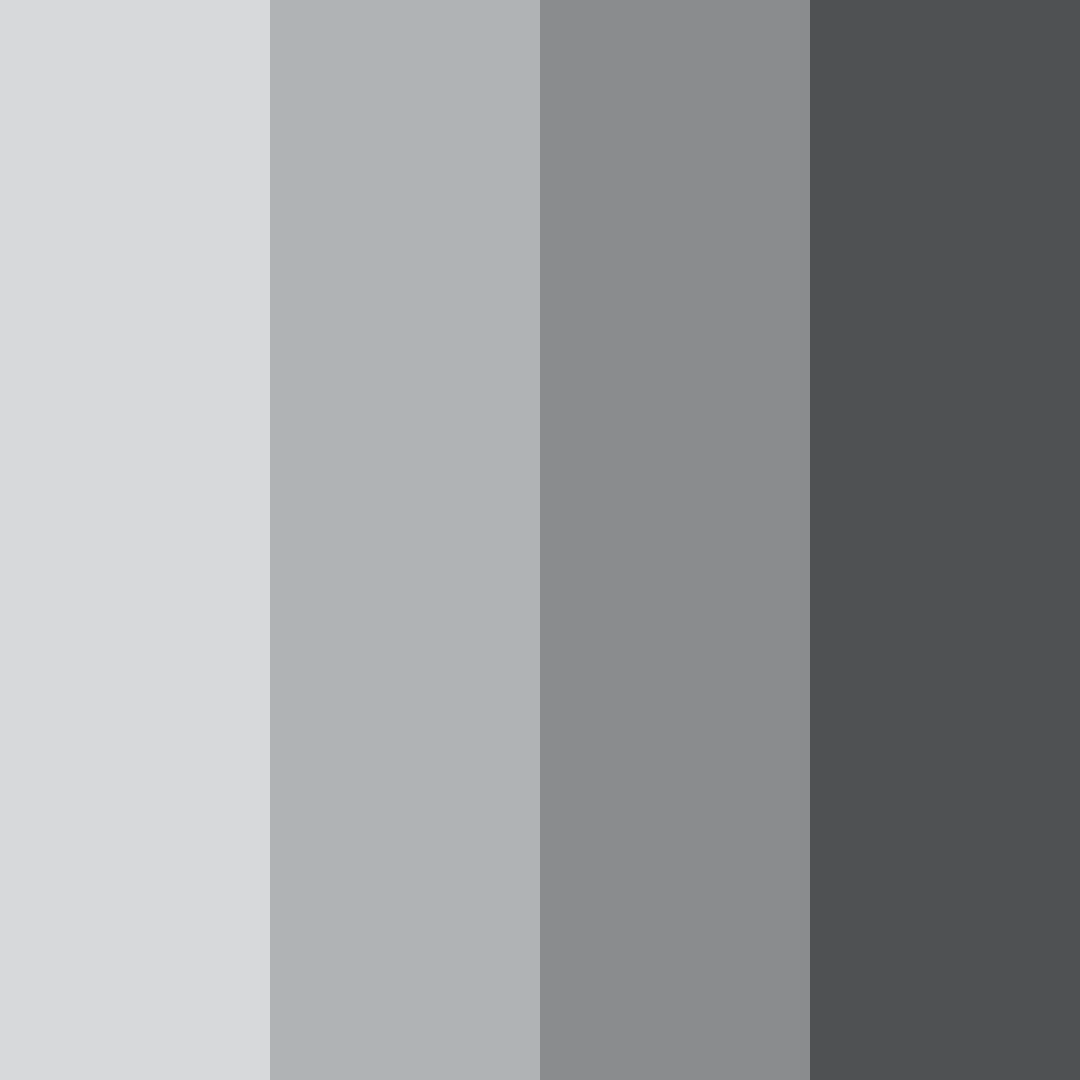 Download silver shades color palette PNG image (square)