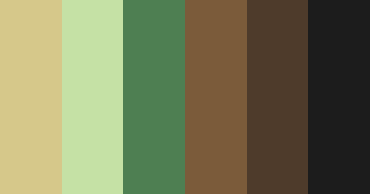 Download mystic forest gold color palette PNG image (landscape)