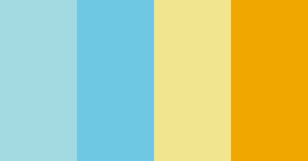 Download sunny seascape color palette PNG image (landscape)