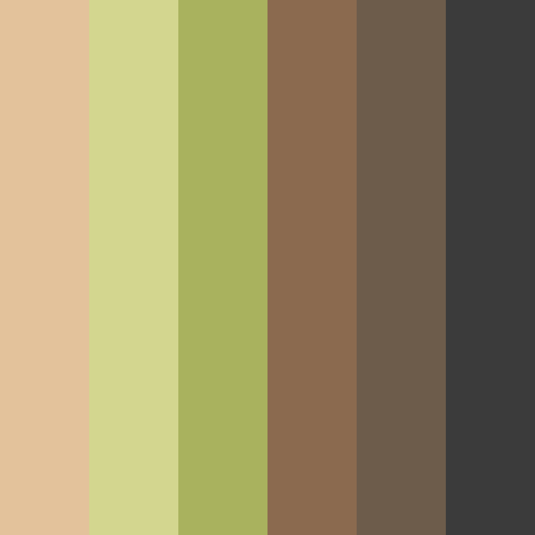 Download autumn whisper color palette PNG image (square)