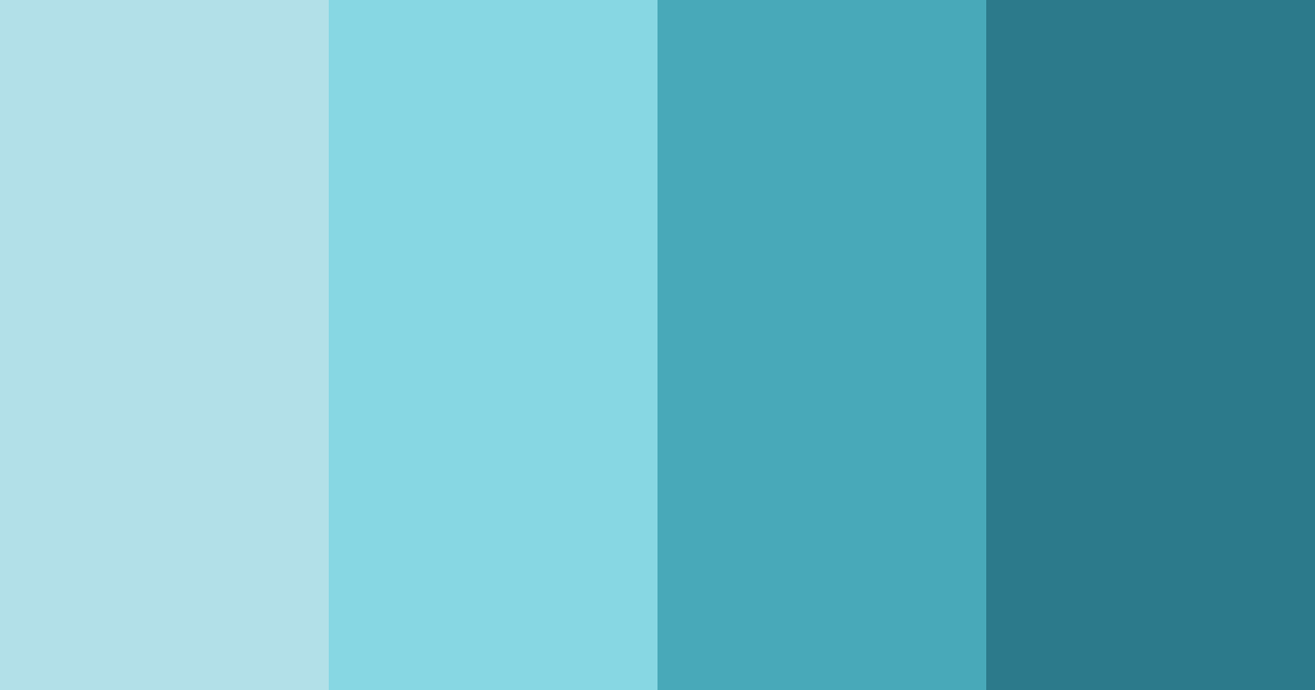 Download cool celestial harmony color palette PNG image (landscape)