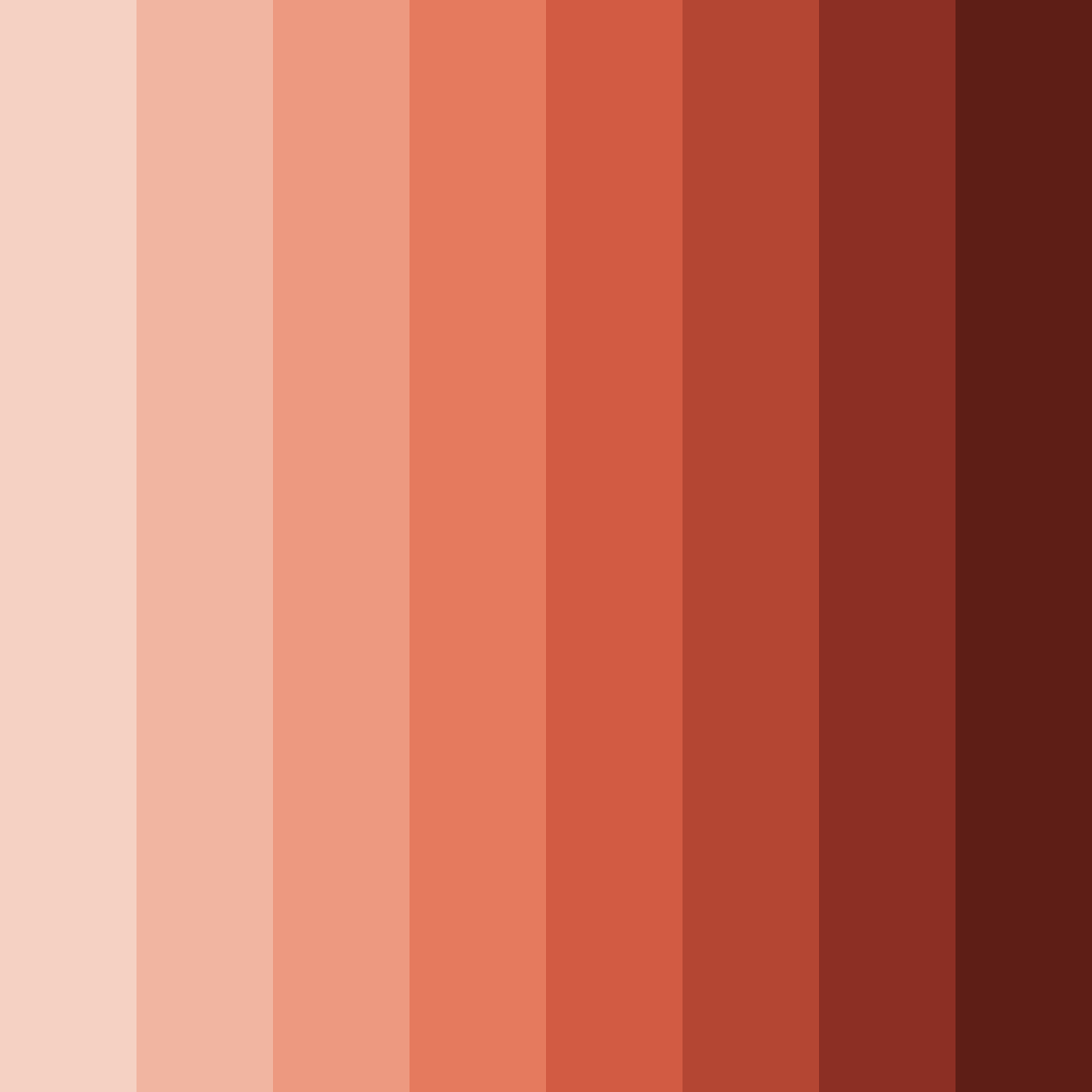 Download warm red color palette PNG image (square)
