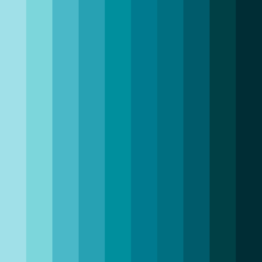 Download frosted lagoon color palette PNG image (square)