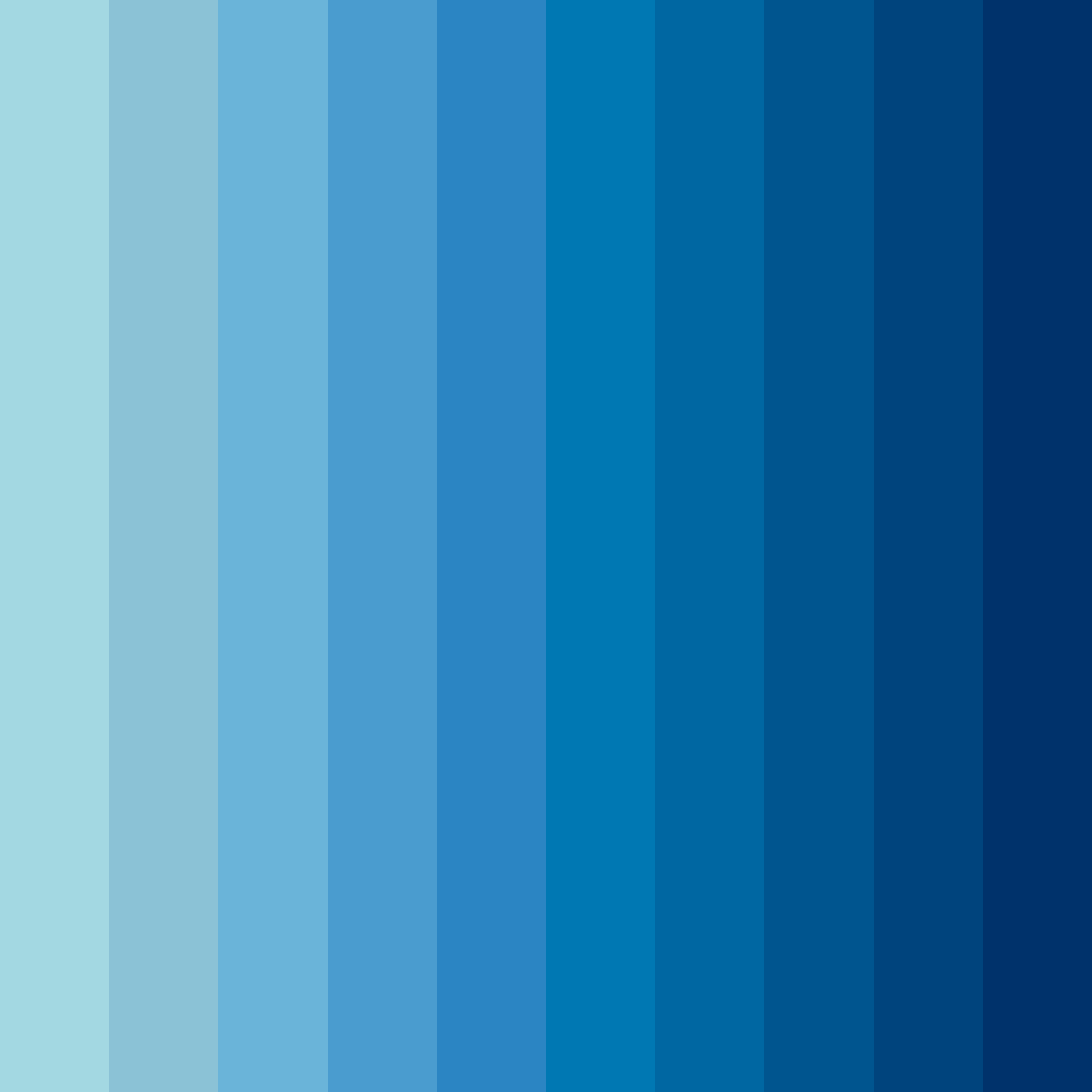 Download light blue harmony color palette PNG image (square)