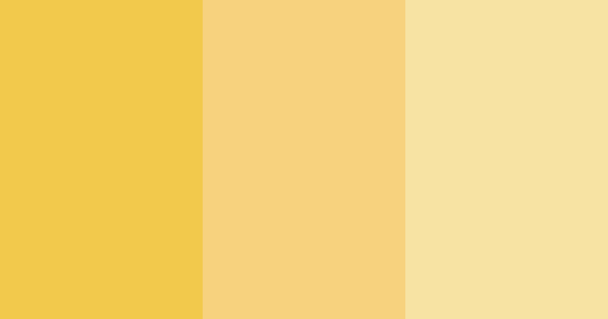 Download warm yellow color palette PNG image (landscape)