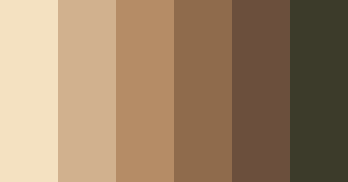 Download desert indulgence color palette PNG image (landscape)