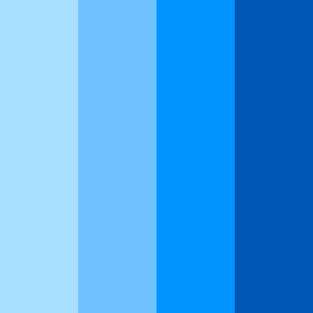 Download electric ocean color palette PNG image (square)