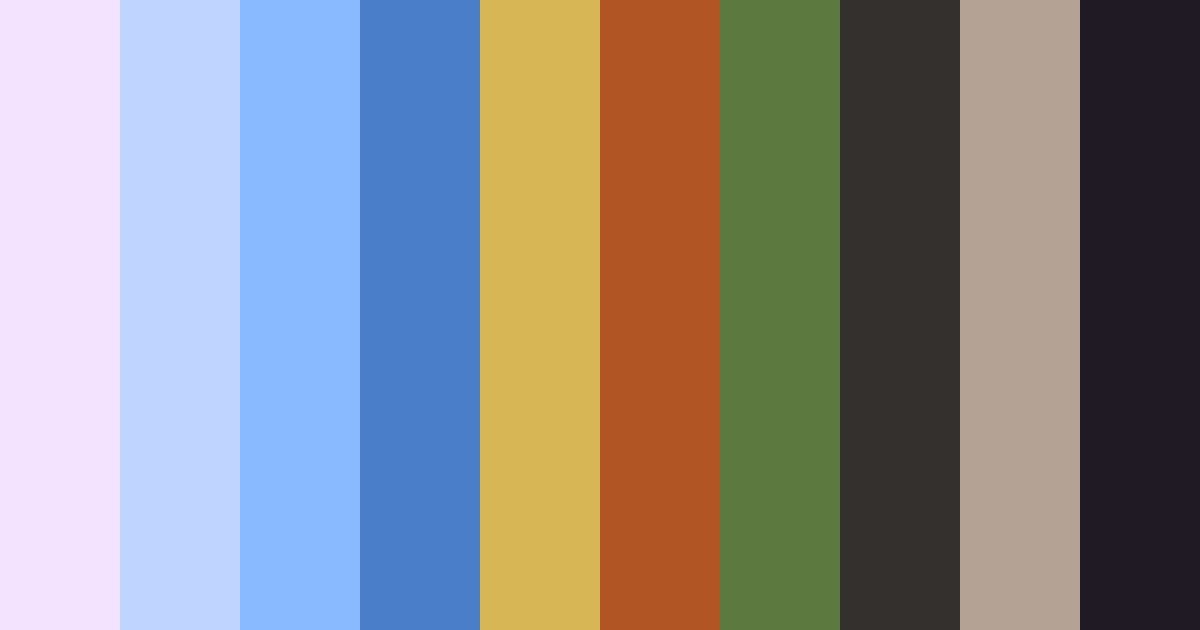 Download martial harmony color palette PNG image (landscape)