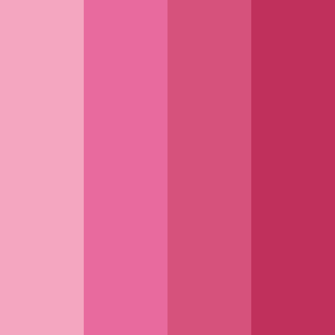 Download blushing roses color palette PNG image (square)