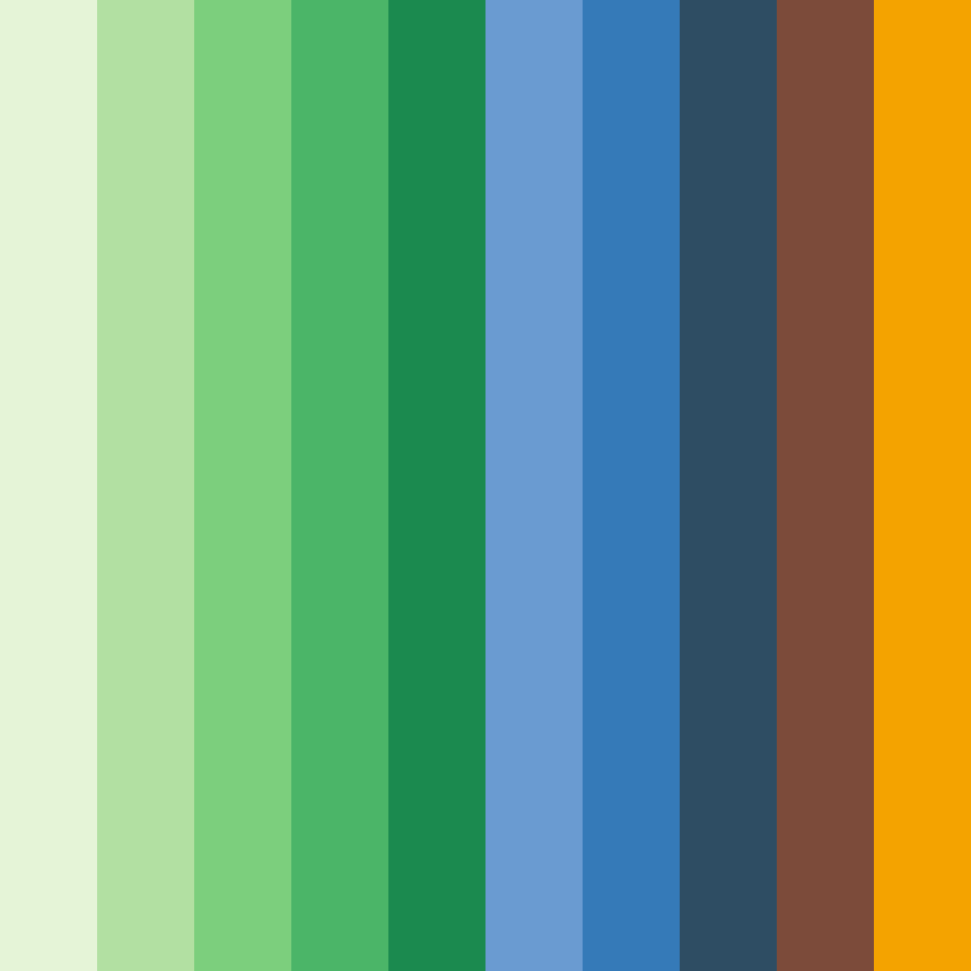 Download eastern harmony color palette PNG image (square)