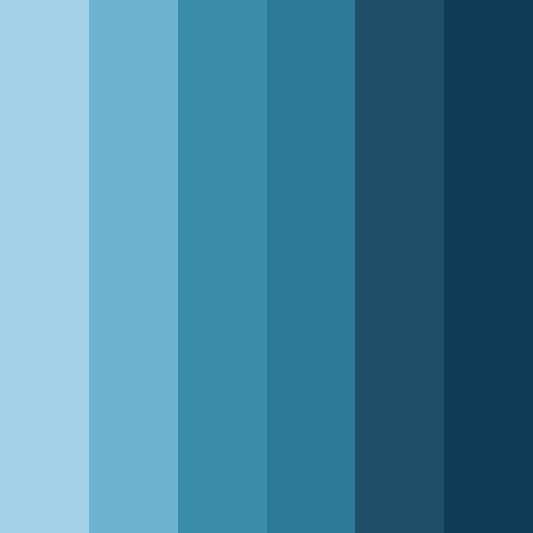 Download oceanic harmony color palette PNG image (square)