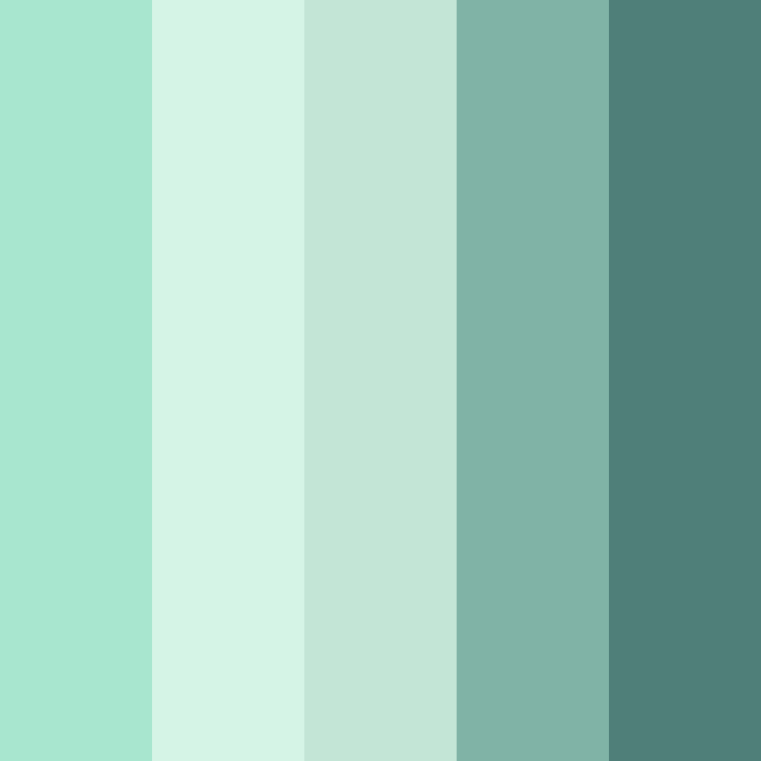 Download serene sprout color palette PNG image (square)