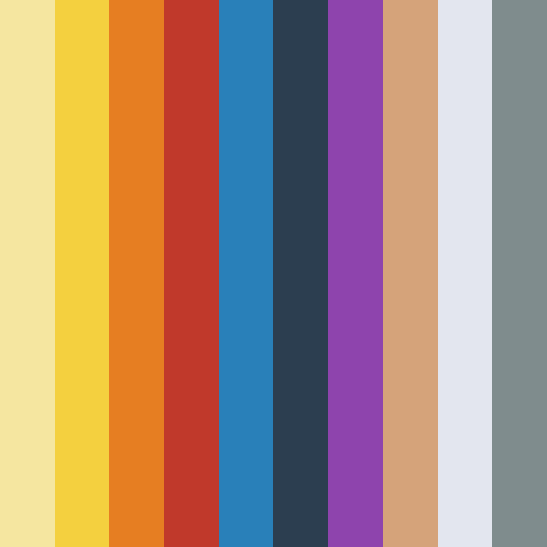 Download bamboo sunlit harmony color palette PNG image (square)