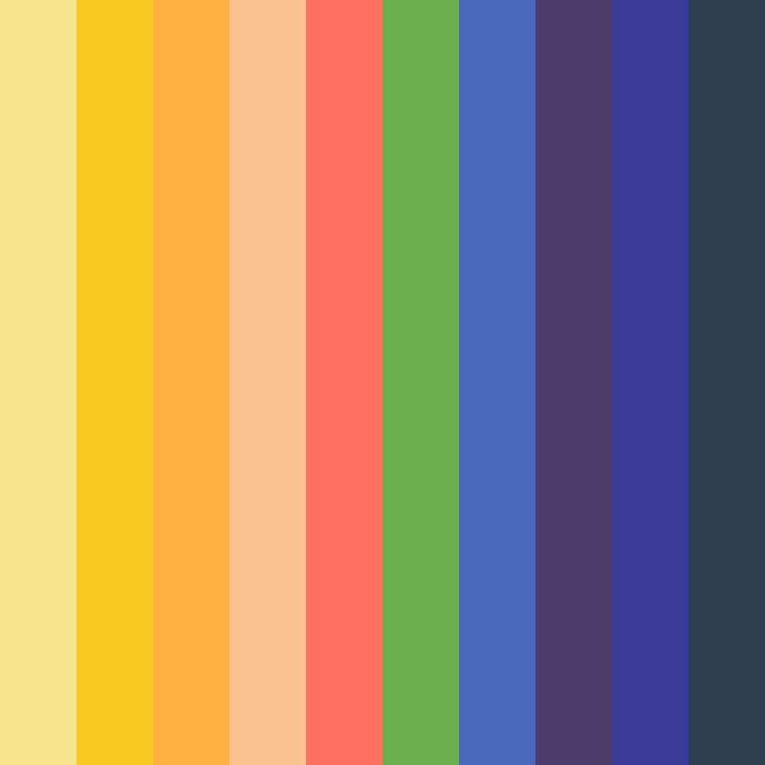 Download sunlit bamboo reverie color palette PNG image (square)