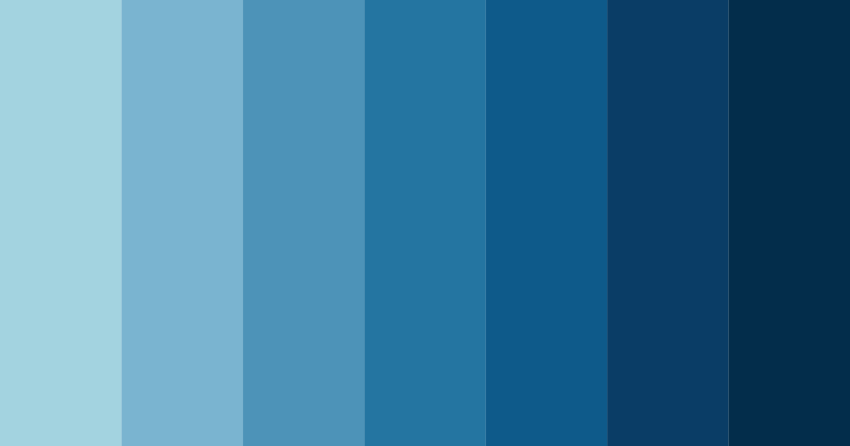 Download warm blue color palette PNG image (landscape)