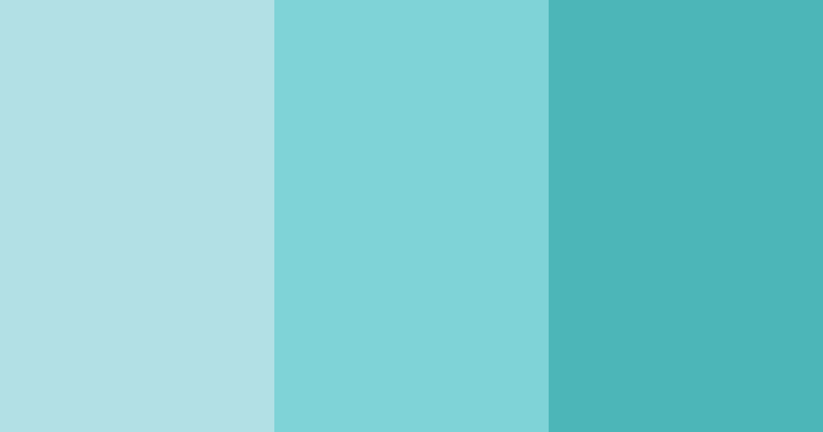 Download aqua tranquility color palette PNG image (landscape)
