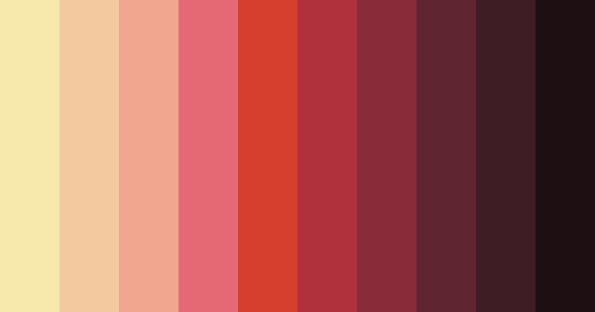 Download sunset embrace color palette PNG image (landscape)