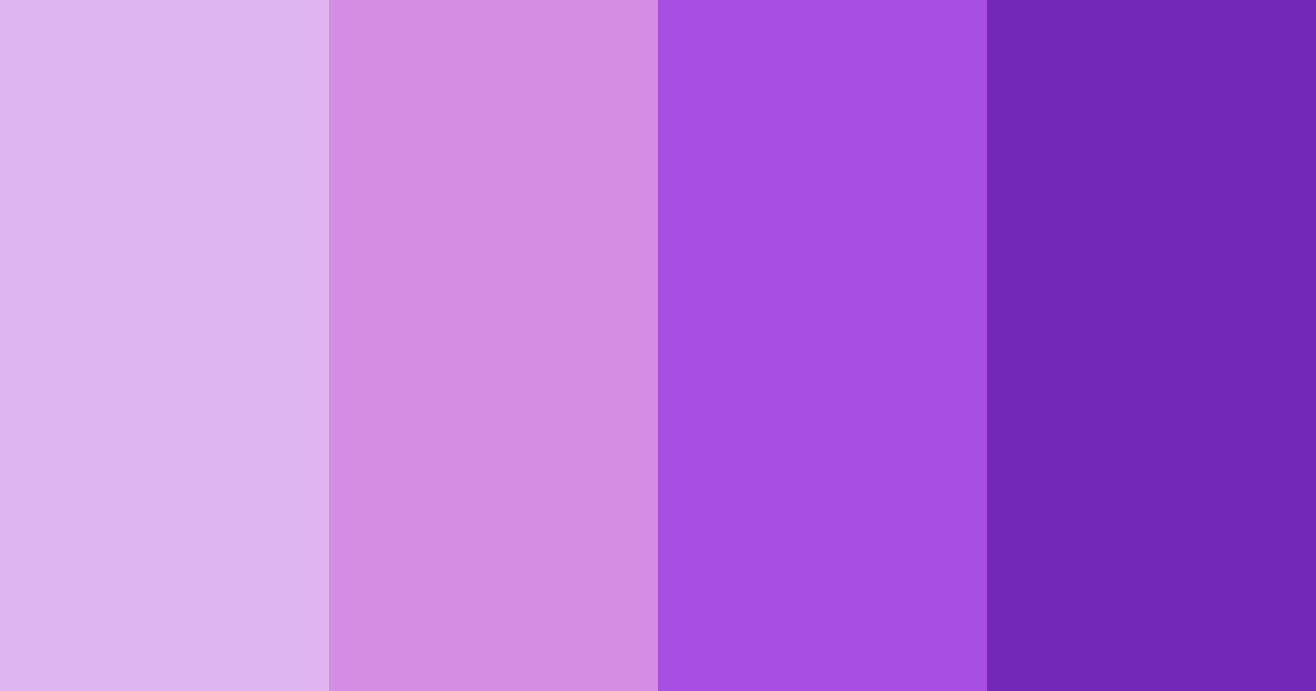 Download mystic amethyst dream color palette PNG image (landscape)