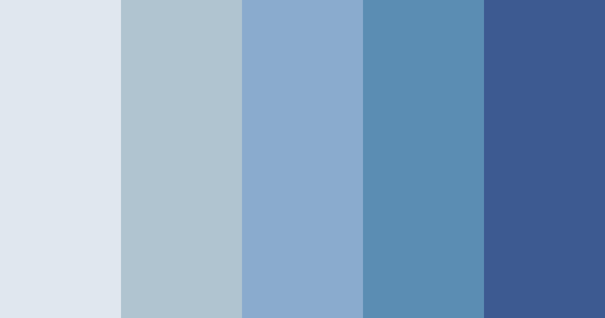 Download blue grey serenity color palette PNG image (landscape)