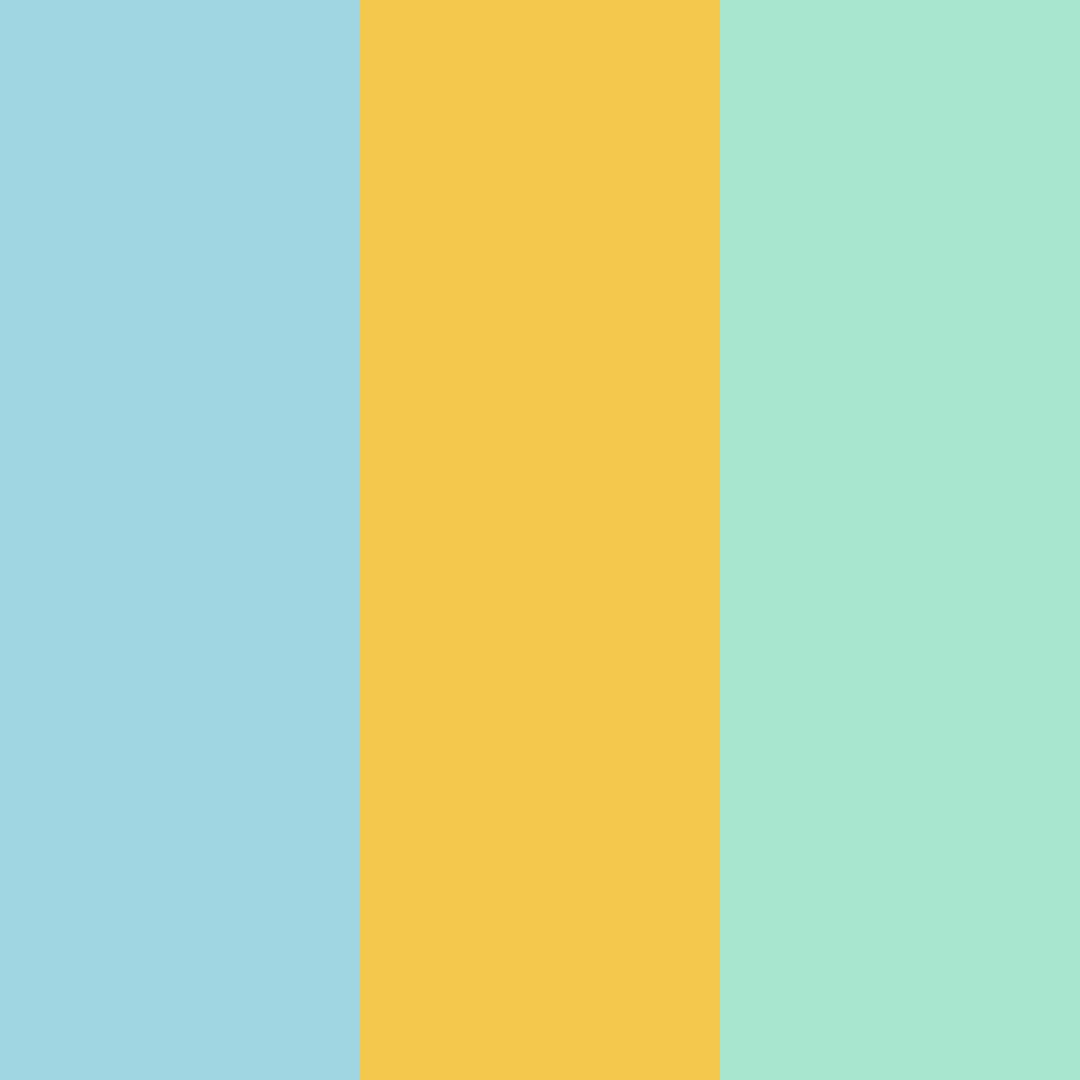 Download honeyed aqua breeze color palette PNG image (square)