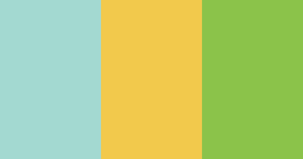 Download honeyed aqua meadow color palette PNG image (landscape)