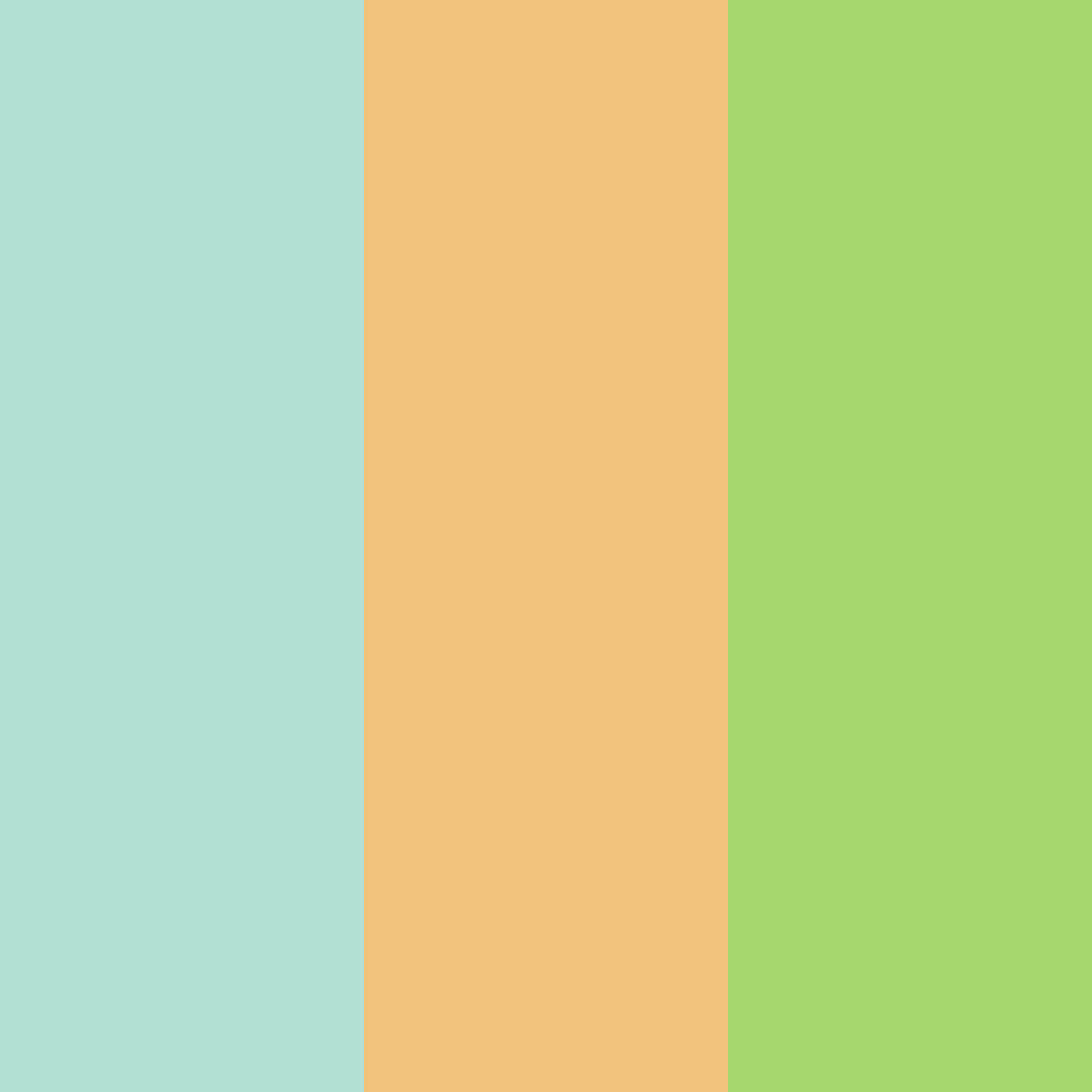 Download turquoise honey green color palette PNG image (square)