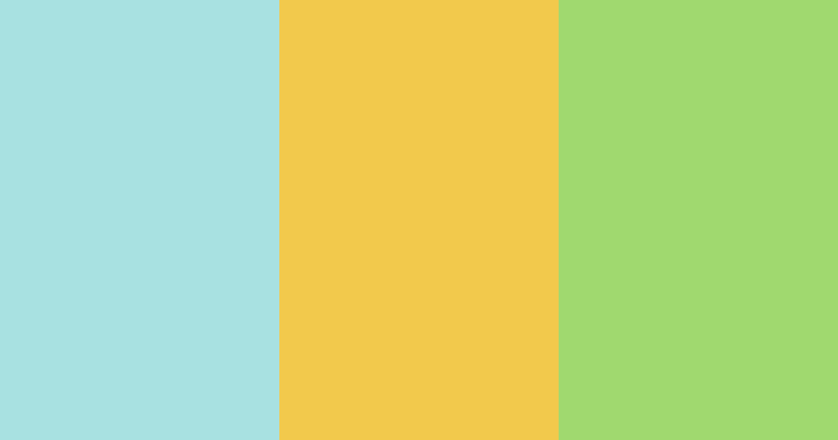 Download aquatic honeydew color palette PNG image (landscape)