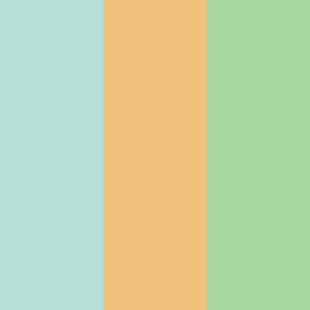 Download aqua honeydew dream color palette PNG image (square)