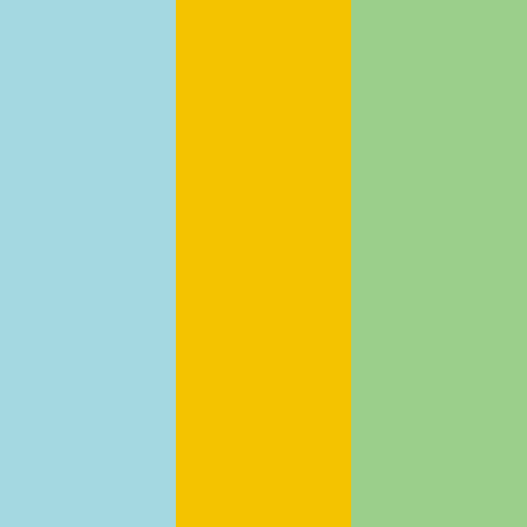 Download aqua honeydew bliss color palette PNG image (square)