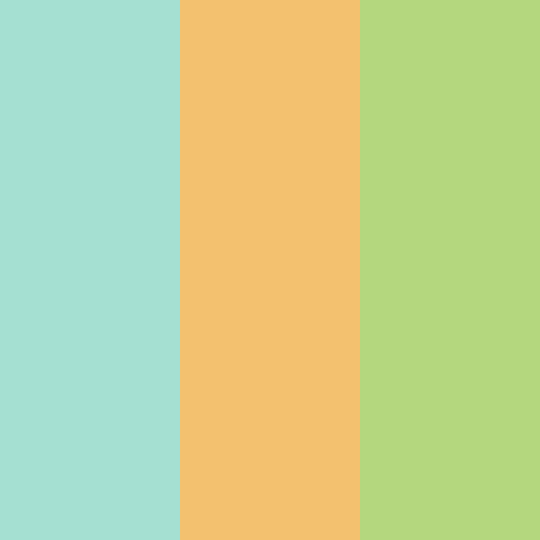 Download turquoise light color palette PNG image (square)
