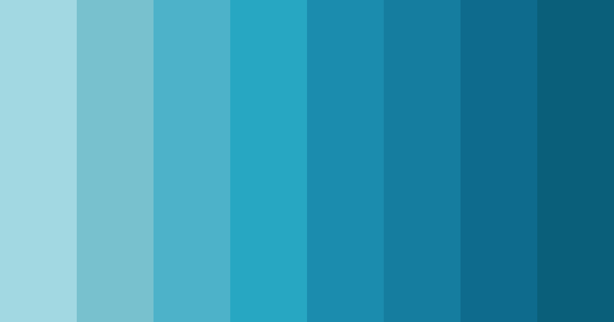 Download oceanic serenade color palette PNG image (landscape)