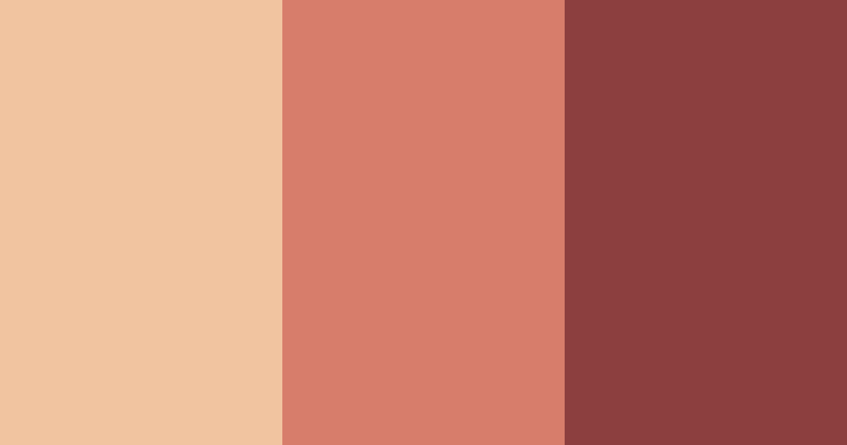 Download peachy tan color palette PNG image (landscape)