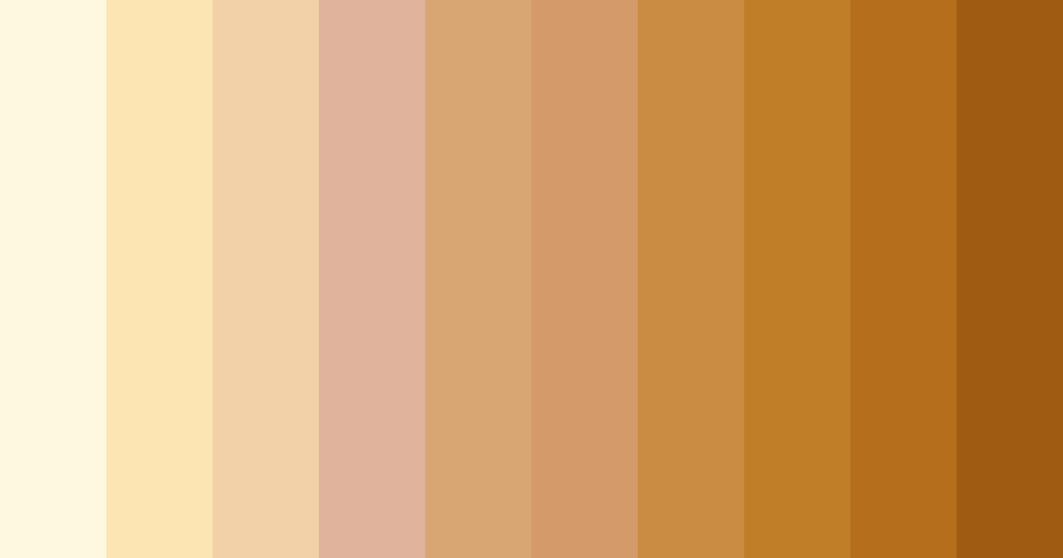 Download warm gold color palette PNG image (landscape)